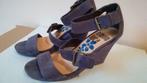 536A* Emilio LUCA - jolies sandales (39), Gedragen, Blauw, Pumps