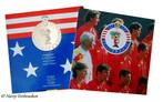 Belgie 1994 BU set BEF, Rode duivels usa, Verzenden, Metaal, Setje