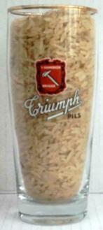 Bier brouwerij glas  t'Hamerken Triumph, Verzamelen, Ophalen of Verzenden, Zo goed als nieuw, Glas of Glazen