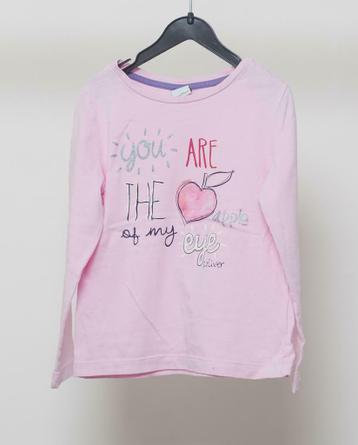 Blouse longues manches rose  S Oliver 4 ans