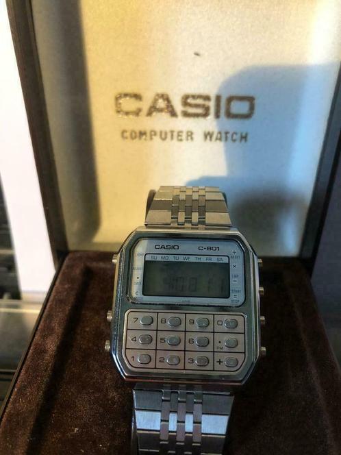 CASIO C-801 module 133 RETRO NERD zeldzaam 1980, Antiquités & Art, Curiosités & Brocante, Enlèvement ou Envoi