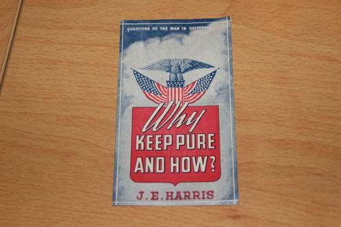 US WW2 "Questions of the Man in Uniform" 1942, Verzamelen, Militaria | Tweede Wereldoorlog, Landmacht, Boek of Tijdschrift, Verzenden