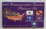 USA - 2000 Commemorative Quarters Platinum Set/Millennium Ed, Série, Envoi, Amérique du Nord