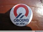 Badge Cimenterie d'Obourg en fête, Collections, Marques & Objets publicitaires, Enlèvement, Utilisé