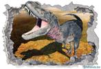 Dinosaurus fotobehang T-Rex 3D-effect *Muurdeco4kids, Nieuw, Ophalen of Verzenden