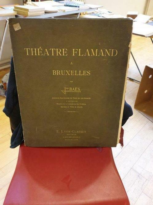 Theatre Flamand à Bruxelles - jean baes, Antiquités & Art, Antiquités | Livres & Manuscrits