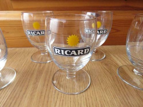Ricard 6 superbes verres ballons avec doseur, Collections, Verres & Petits Verres, Neuf, Autres types, Enlèvement ou Envoi