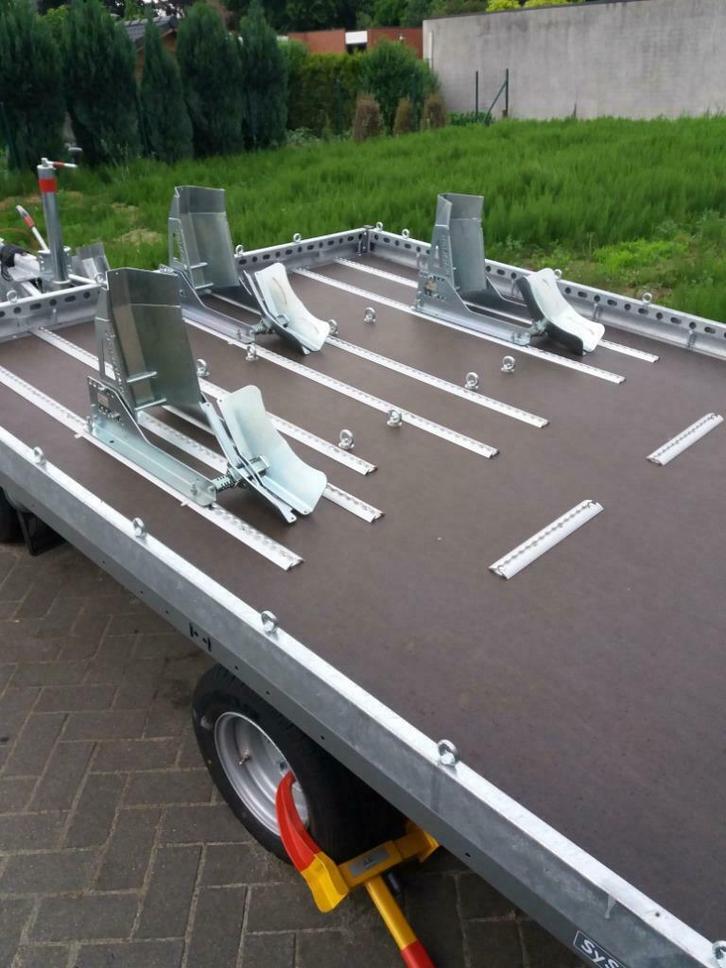 Verschillende motortrailer TE HUUR voor 2 tot 3 grote motor, Autos : Divers, Remorques, Enlèvement