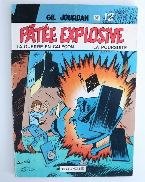 bd GIL JOURDAN 12. Pâtée explosive -La guerre en cal.. 1971, Boeken, Stripverhalen, Ophalen of Verzenden