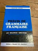 Précis de grammaire française - M Grévisse, Livres, Enlèvement ou Envoi, Utilisé, Français