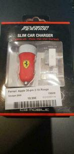 FERRARI 12v-oplader voor APPLE Lightning en Apple 30-PIN, Ophalen of Verzenden, Nieuw, Apple iPhone