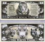 USA White Bengal Tiger 1 Million $ biljet - Panthera Species, Los biljet, Verzenden, Noord-Amerika