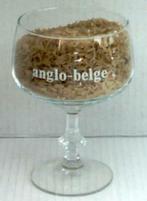 Bier brouwerij glas Anglo Belge Zulte op voet, Collections, Verres & Petits Verres, Comme neuf, Enlèvement ou Envoi, Verre à bière