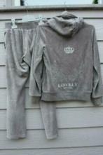 Training fille gris + strass avec capuche (146/152), Kinderen en Baby's, Kinderkleding | Maat 146, Ophalen of Verzenden, Gebruikt