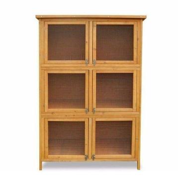 Clapier XXL 6 casiers cage elevage lapin caiser elevage NEUF, Animaux & Accessoires, Envoi, Neuf
