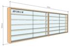 VITRINE VOOR TREINEN H0 EN ANDERE SCHALEN, Gelijkstroom of Wisselstroom, Overige typen, Nieuw, Ophalen of Verzenden