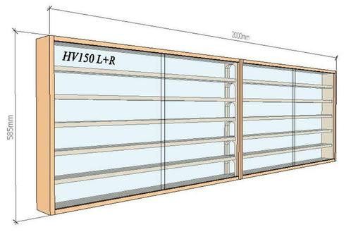 VITRINE VOOR TREINEN H0 EN ANDERE SCHALEN, Hobby en Vrije tijd, Modeltreinen | H0, Nieuw, Overige typen, Gelijkstroom of Wisselstroom