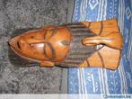 statue sénégalaise en bois d'ébène hauteur 70cms largeur 25