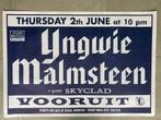 Poster Yngwie Malmsteen in Vooruit Gent, Comme neuf, Enlèvement ou Envoi