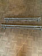 Dubbele gordijnenrail 160 cm en 145 cm, Ophalen, Gebruikt