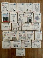 24 Bierviltjes - WERELDKARTOENALE 24.6.84-9.9.84, Verzamelen, Biermerken, Ophalen of Verzenden, Gebruikt, Viltje(s)