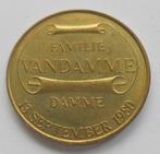 VANDAMME familiemedaille 13 september 1980 - DAMME 1980, Postzegels en Munten, Penningen en Medailles, Verzenden, Overige materialen