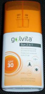GOLVITA sun 2 in 1 SPF30 100 ml Protection solaire et insect, Sports & Fitness, Golf, Autres marques, Autres types, Enlèvement ou Envoi