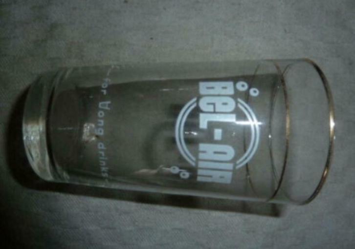 #E glas BEL - AIR For Long drinks, Verzamelen, Glas en Drinkglazen, Gebruikt, Overige typen, Ophalen of Verzenden