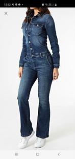 Combinaison jean femme bleu denîm