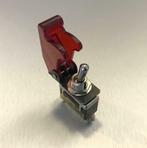Nieuw 250V NOS Schakelaar / Switch + Transparante Cover Rood, Verzenden, Nieuw