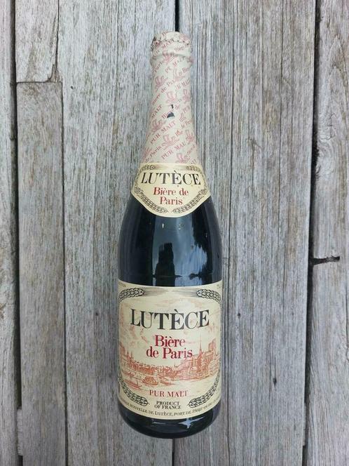 Ancienne bouteille de bière Lutèce Bière de Paris 75 cl (non, Collections, Marques de bière, Neuf, Enlèvement ou Envoi