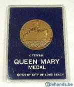 Bronzen herinneringsmedaille SS Queen Mary 1970, Postzegels en Munten, Munten | Amerika, Verzenden