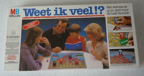 ② Spel "Weet Veel" van MB Spellen anno 1982 in Goed — Jeux de société | Jeux de plateau — 2ememain