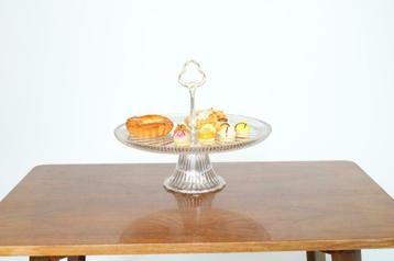 vintage étagère in glas, Antiek en Kunst, Curiosa en Brocante, Ophalen of Verzenden