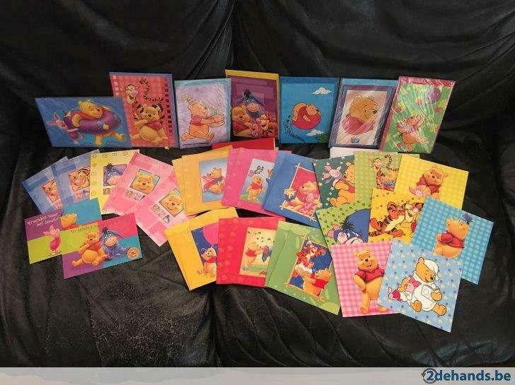 Lot kaartjes Winnie The Pooh, Collections, Cinéma & Télévision, Neuf, Enlèvement ou Envoi