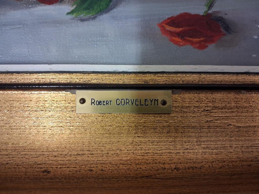Mooi antiek schilderij van schilder Corveleyn Oostende., Ophalen