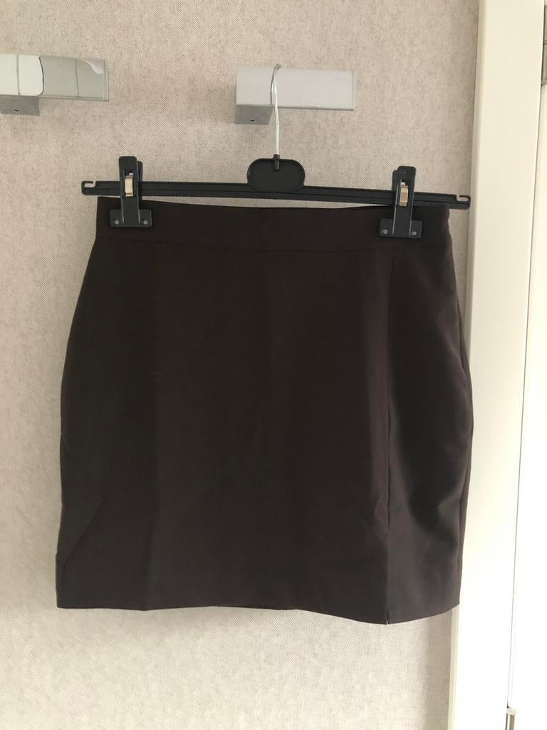 Jupe Vero Moda marron taille S VMTroian MR Mini-jupe fendue, Neuf, Enlèvement ou Envoi, Vero Moda, Brun