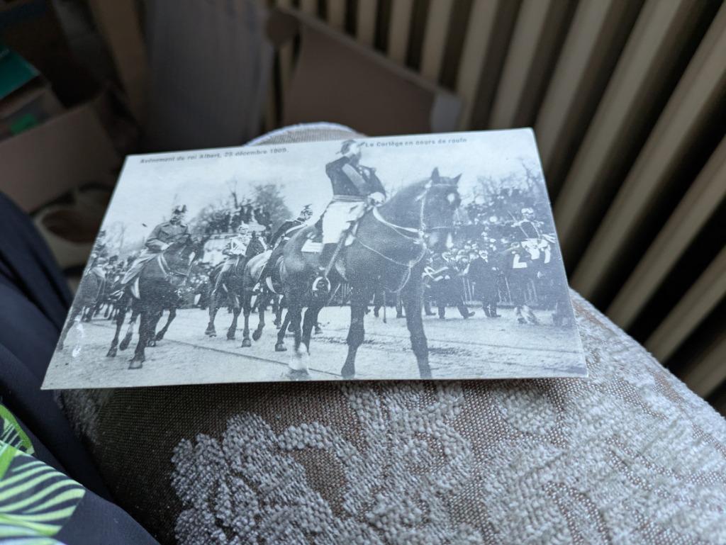 Avenement du Roi Albert, Enlèvement ou Envoi, Comme neuf, Carte, Photo ou Gravure