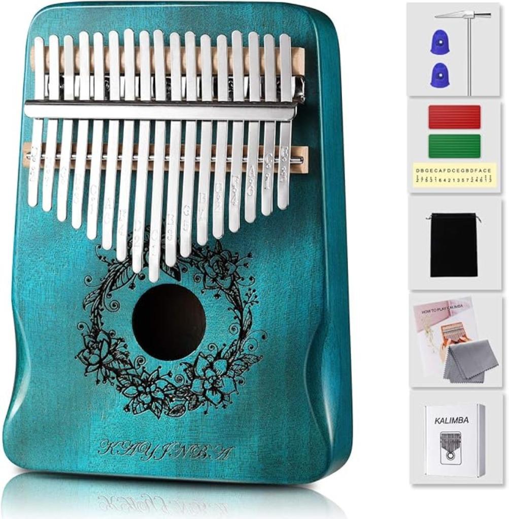 Kalimba 17 toetsen draagbare mahonie piano GRATIS LEVERING, -, Verzenden, -, Nieuw