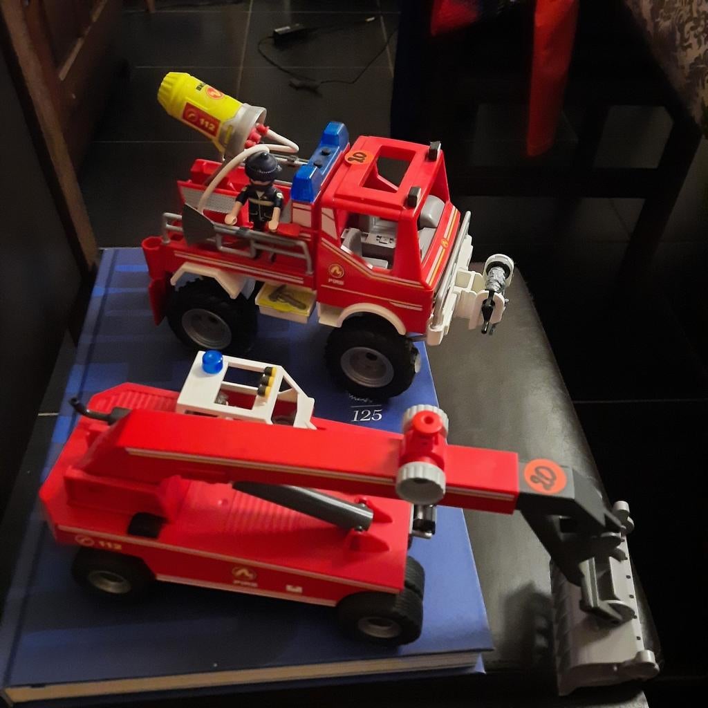 Playmobil, camions de pompiers., Enlèvement ou Envoi, Comme neuf