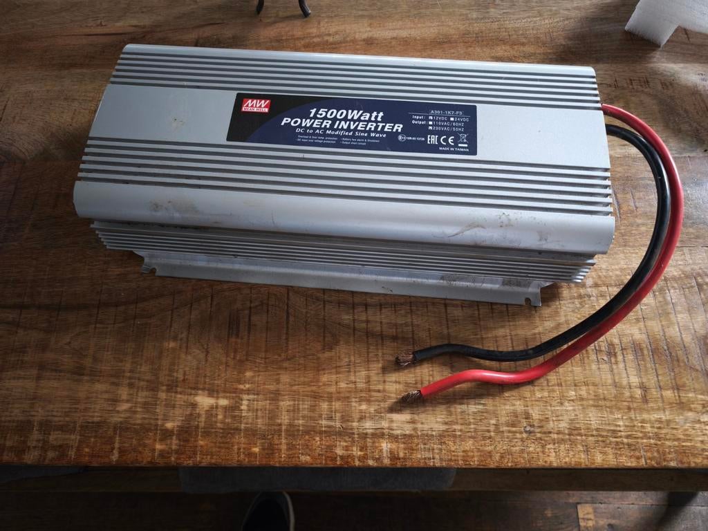 Omvormer 1500W, Ophalen
