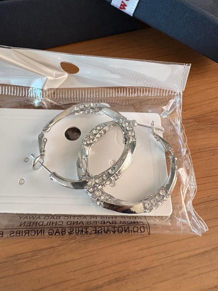 Oorringen silver - nieuw, Ophalen of Verzenden, Nieuw
