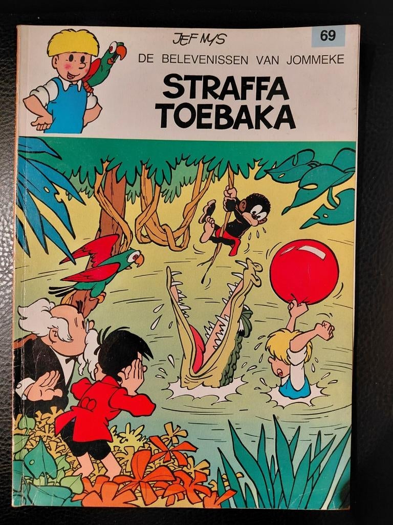 3 oudere strips Jommeke, Meerdere stripboeken, Ophalen, Gelezen, Jef Nys