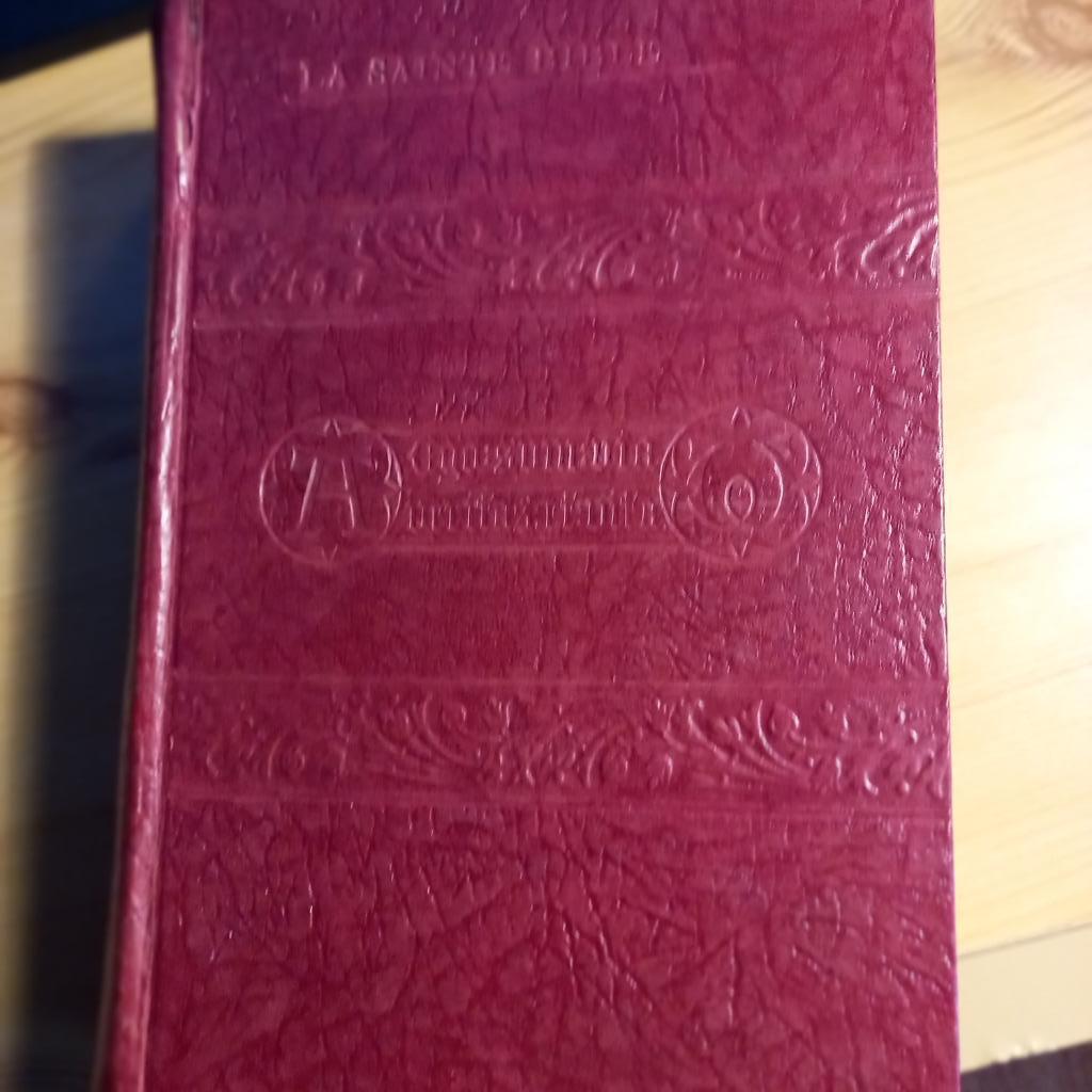 La sainte Bible de 1939, Livres, Enlèvement ou Envoi, Christianisme | Catholique