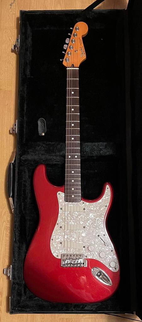 Fender Stratocaster 1991 MIM avec kit Lace Sensor, Enlèvement, Comme neuf, Fender