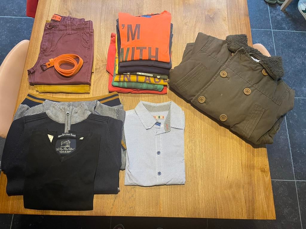 Zeer mooi kledingpakket jongen maat 128, Ophalen of Verzenden, Gebruikt, Maat 128