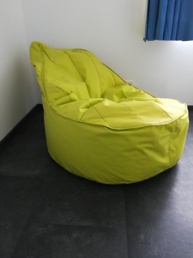 Groene Zitzak met Rugsteun, Ophalen, Gebruikt, Groen, Zitzakstoel