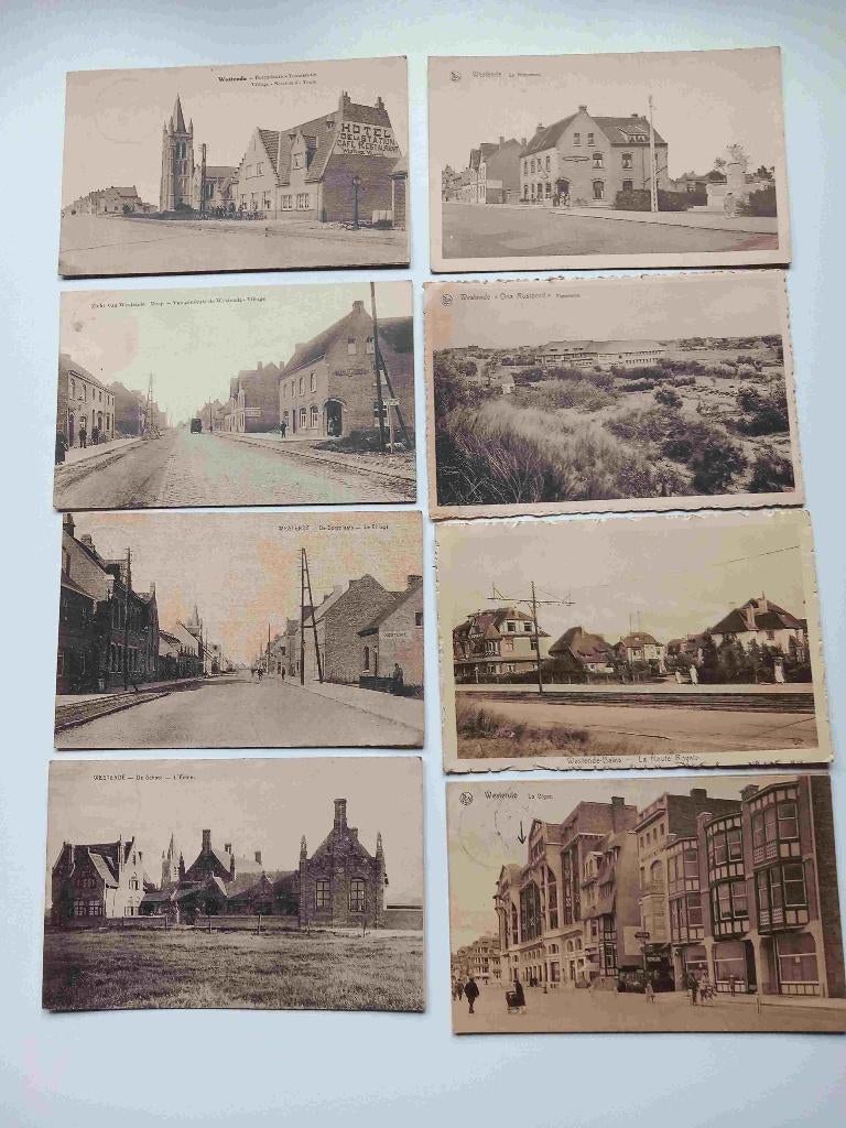 Postkaarten Westende 27 stuks, Verzamelen, Ophalen of Verzenden, Ongelopen, West-Vlaanderen