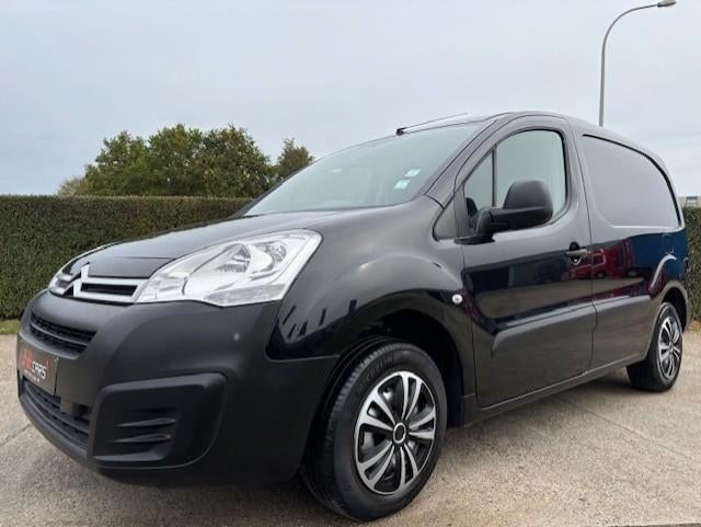 Berlingo 1.6BENZINE*10/2018*AIRCO/3ZIT/CC/AUX/SENSORS!, Auto's, Voorwielaandrijving, Stof, 72 kW, Zwart