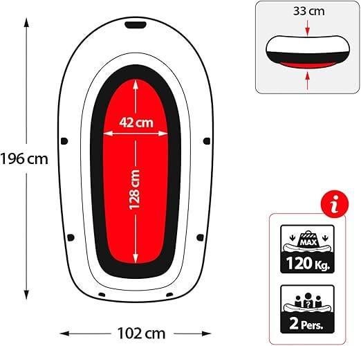 Intex | Explorer opblaasbare boot | GRATIS LEVERING, Watersport en Boten, Rubberboten, Overige merken, -, Verzenden, -